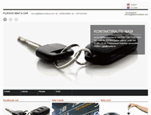 Tablet Screenshot of filipovicrentacar.com